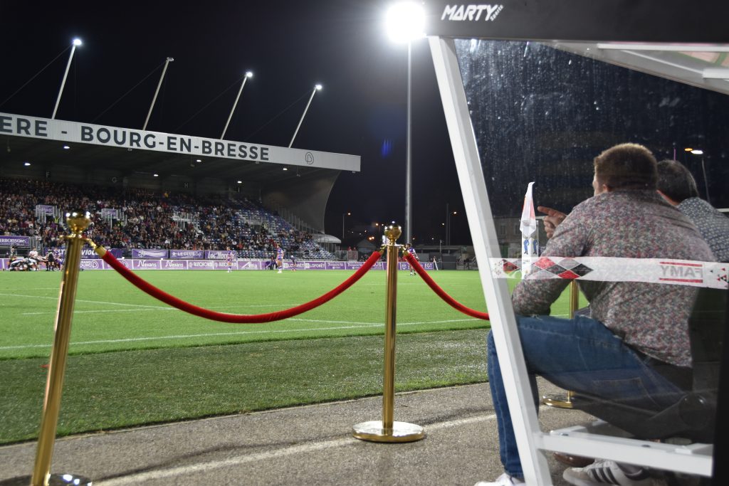 Banc de touche VIP